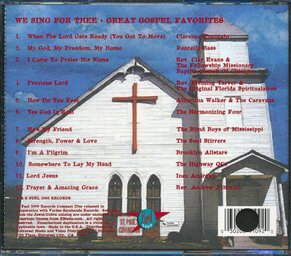 Clarence Fountain, Fontella Bass, Albertina Walker, Etc. - We Sing For Thee: Great Gospel Favorites [New CD]