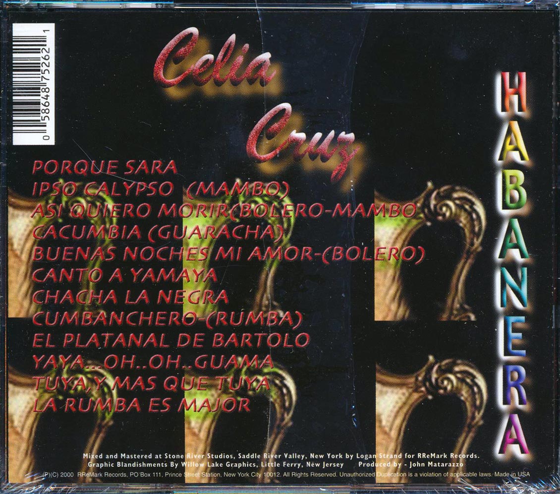 Celia Cruz - Habanera [New CD]