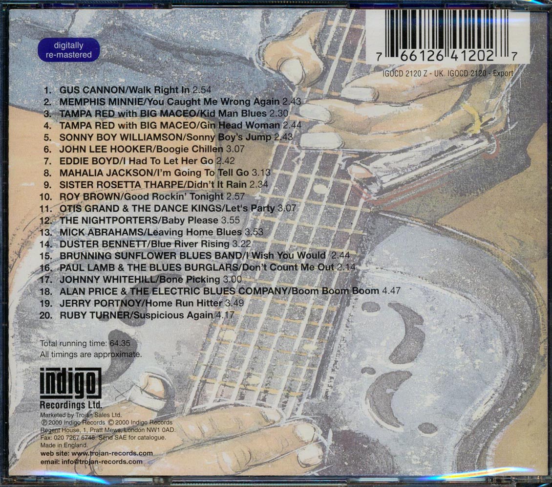 Gus Cannon, Memphis Minnie, Tampa Red, John Lee Hooker, Etc. - Indigo Blues Collection [New CD]