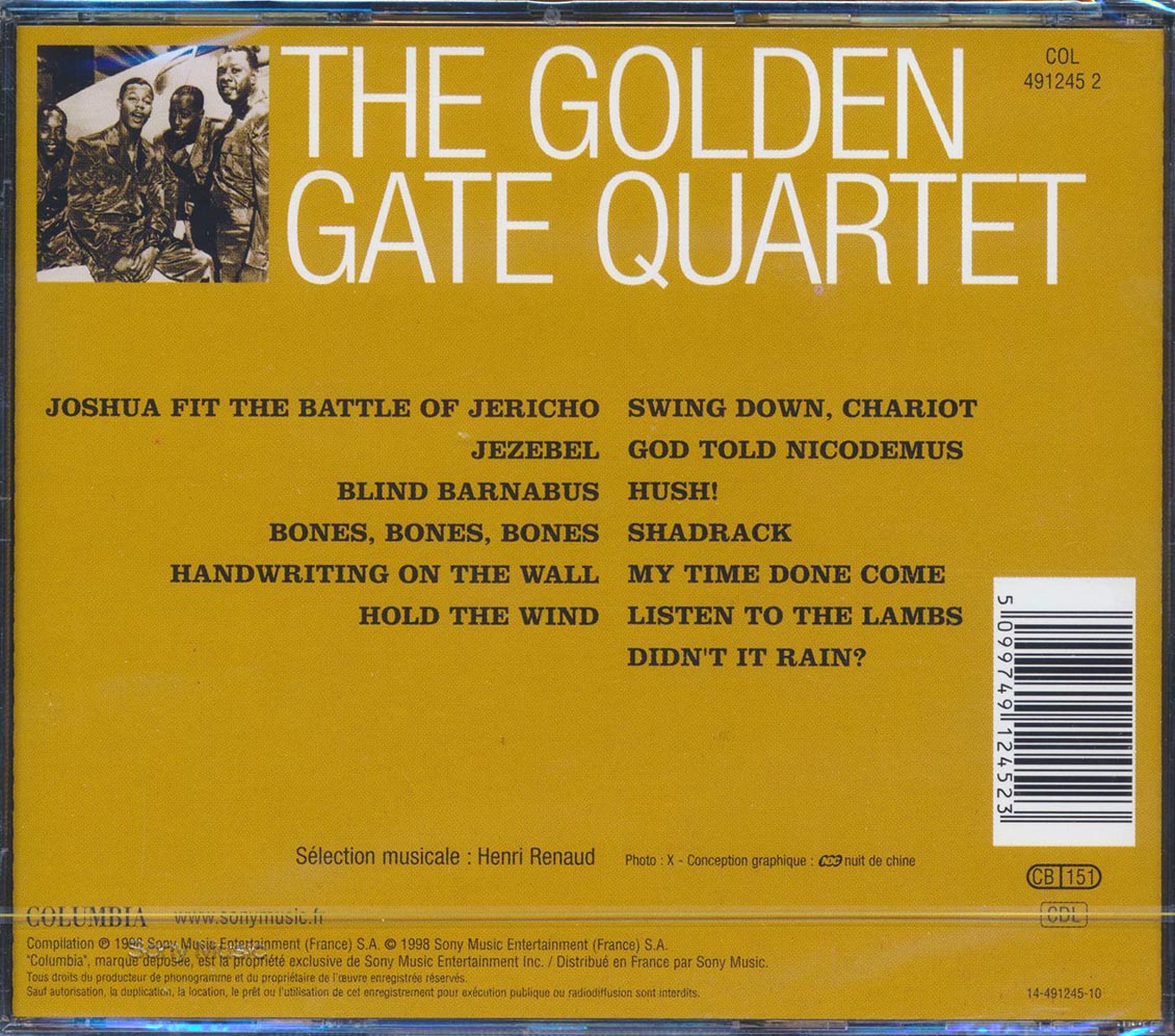 Golden Gate Quartet - Golden Gate Quartet [New CD]