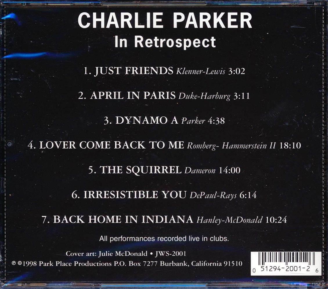 Charlie Parker - In Retrospect [New CD]