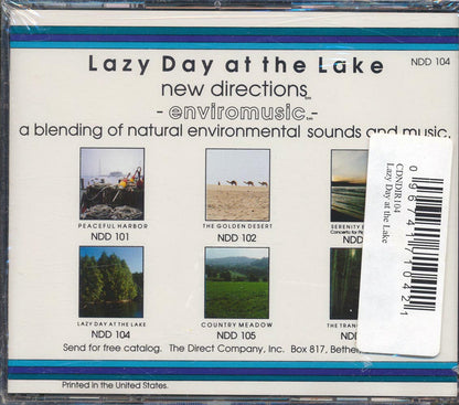 New Directions - Lazy Day At The Lake: A Blending Of Natural Environmental Sounds And Music [New CD]