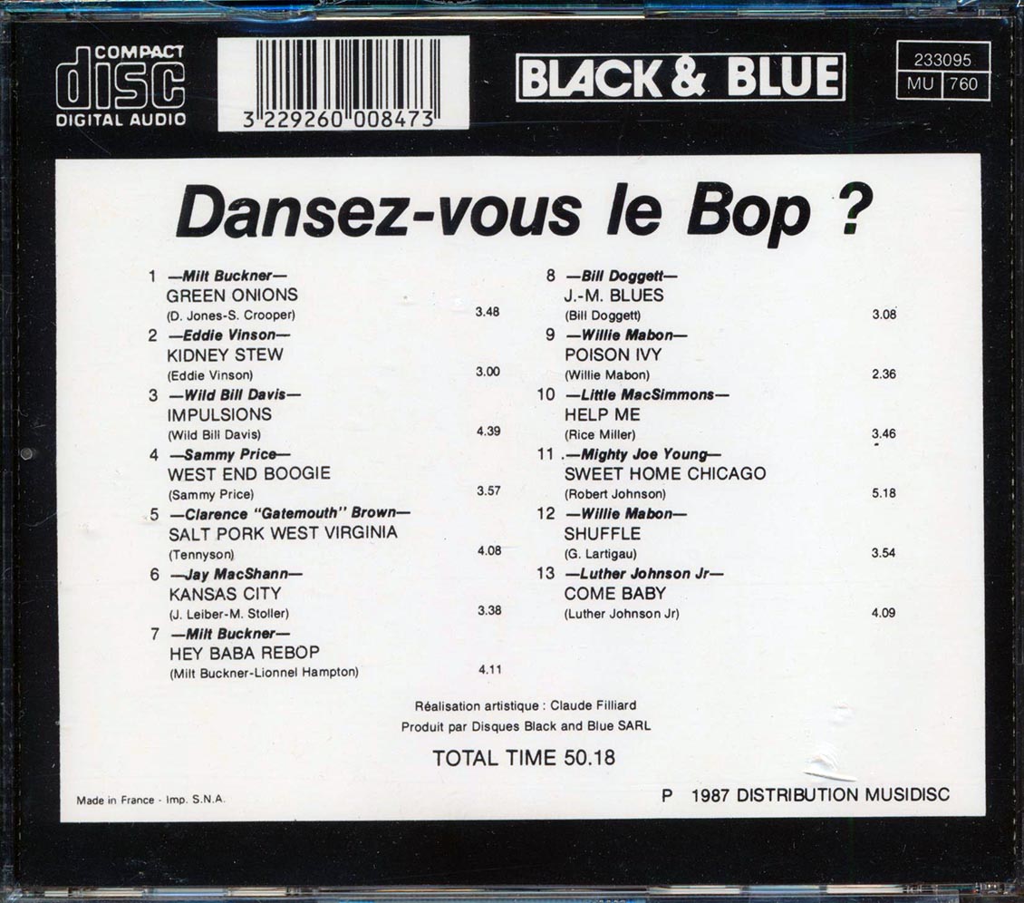 Various - Dansez-Vous Le Bop? [New CD]
