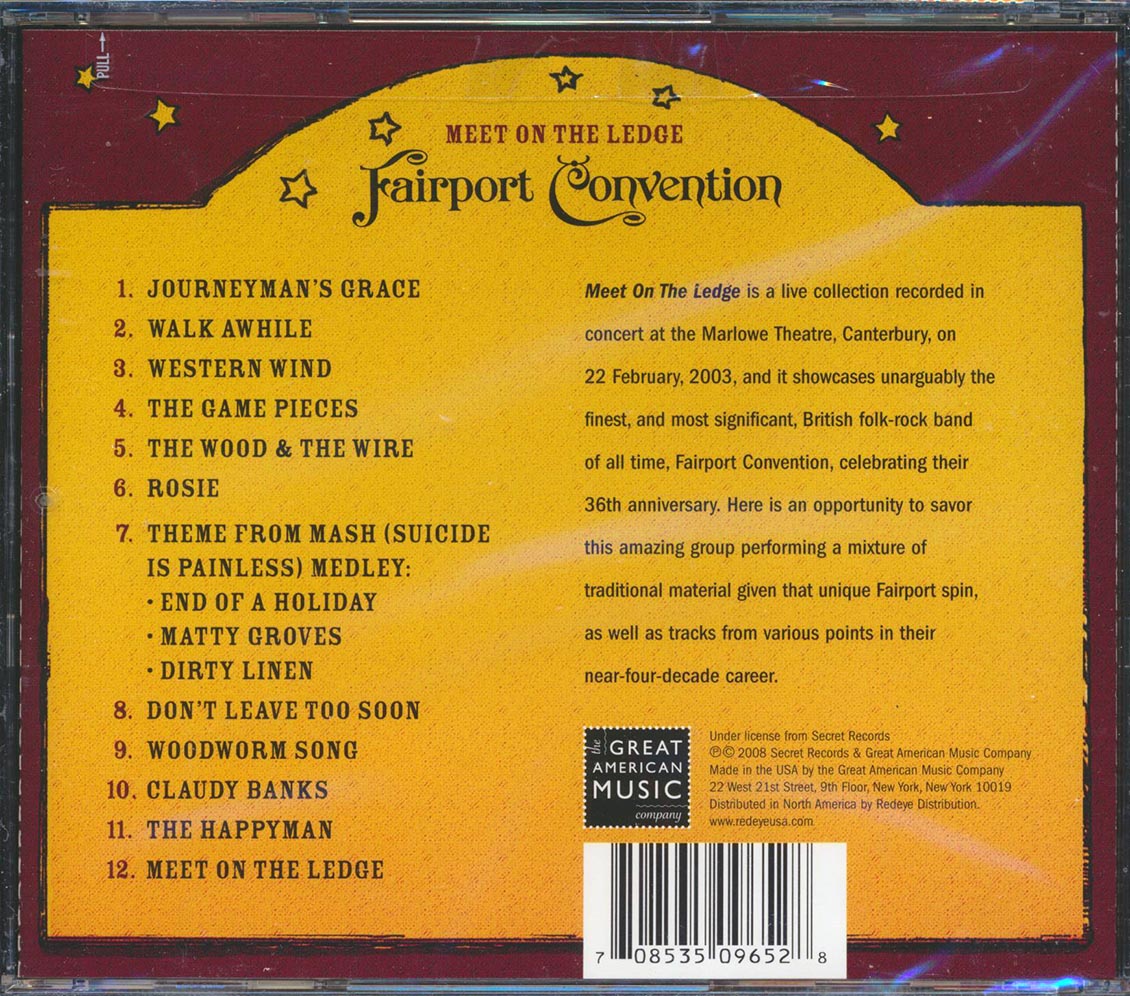 Fairport Convention - Meet On The Ledge [New CD]