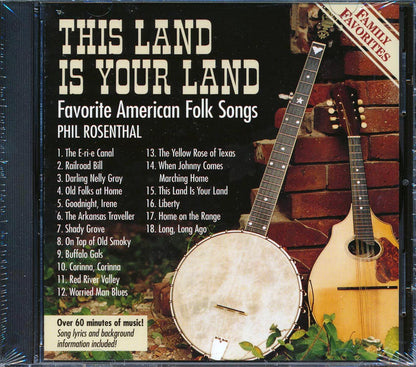 Phil Rosenthal - This Land Is Your Land: Favorite American Folk Songs [New CD]