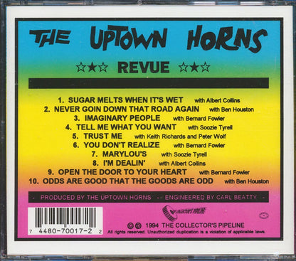 Crispin Cioe, Arno Hecht, Bob Funk, Larry Etkin, Etc. - The Uptown Horns Revue [New CD]