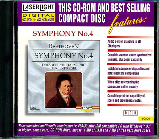 Dresden Philharmonic Herbert Kegel - Beethoven Symphony No. 4 [New CD]