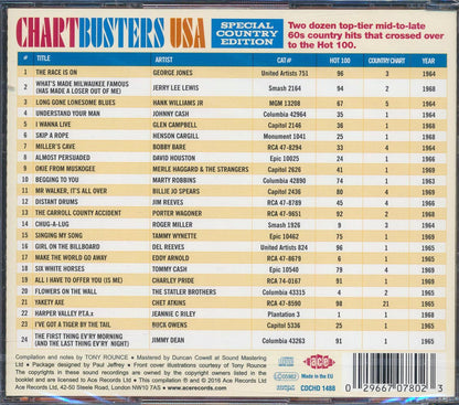 Various - Chartbusters USA: Special Country Edition (incl. large booklet) [New CD]