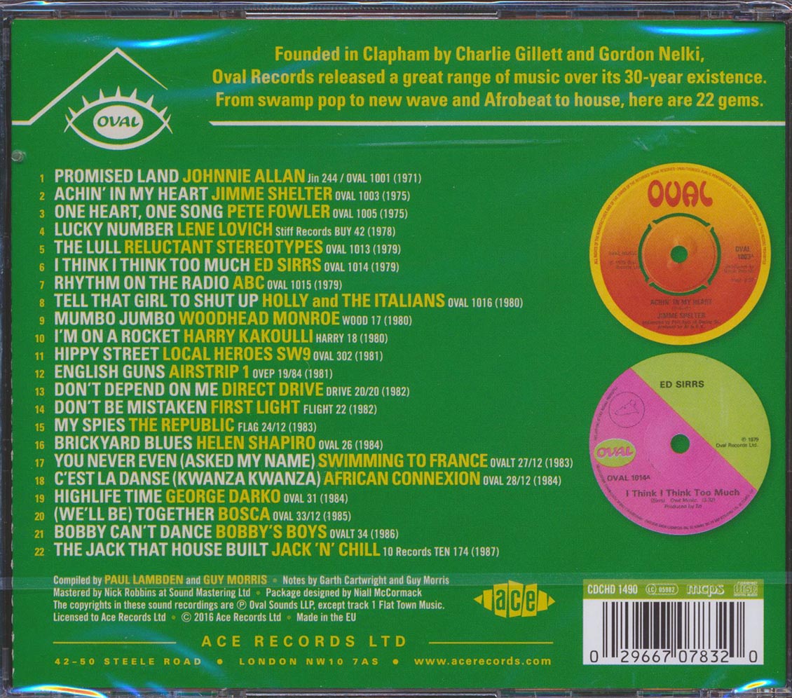 Various - Rhythm On The Radio: Oval Records Singles 1974-1987 (incl. large booklet) [New CD]