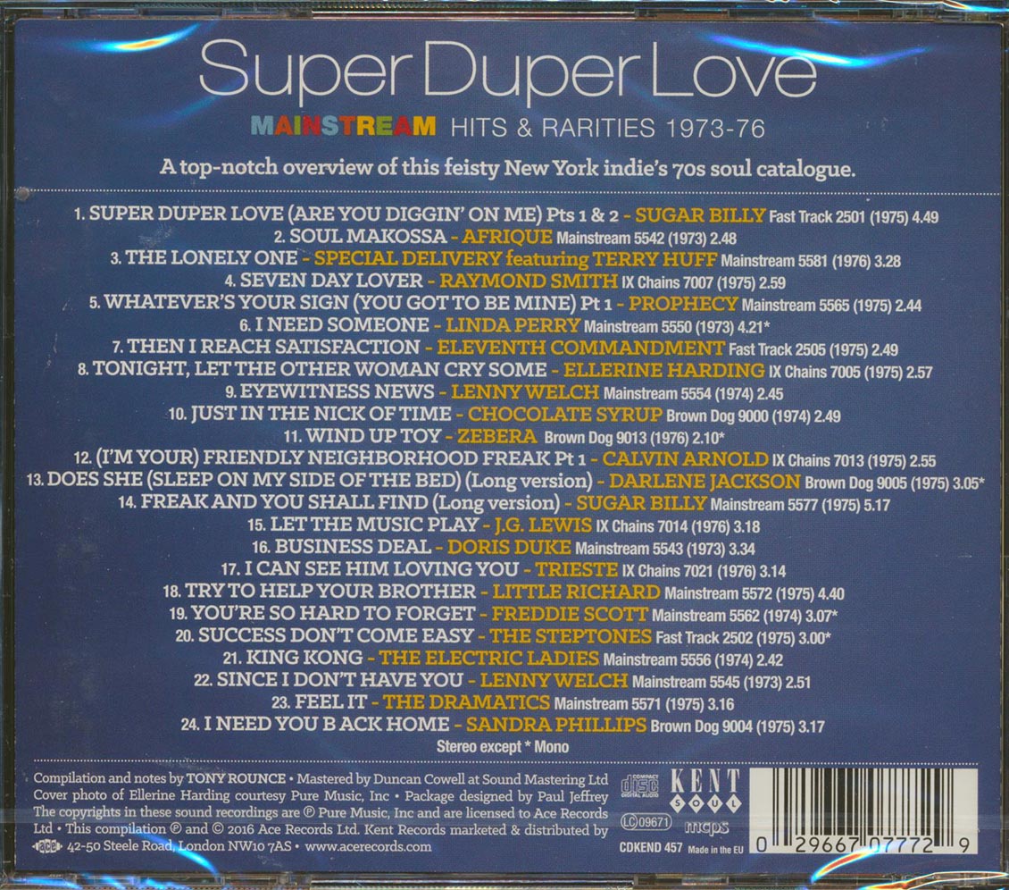 Various - Super Duper Love: Mainstream Hits & Rarities 1973-76 (incl. large booklet) [New CD]