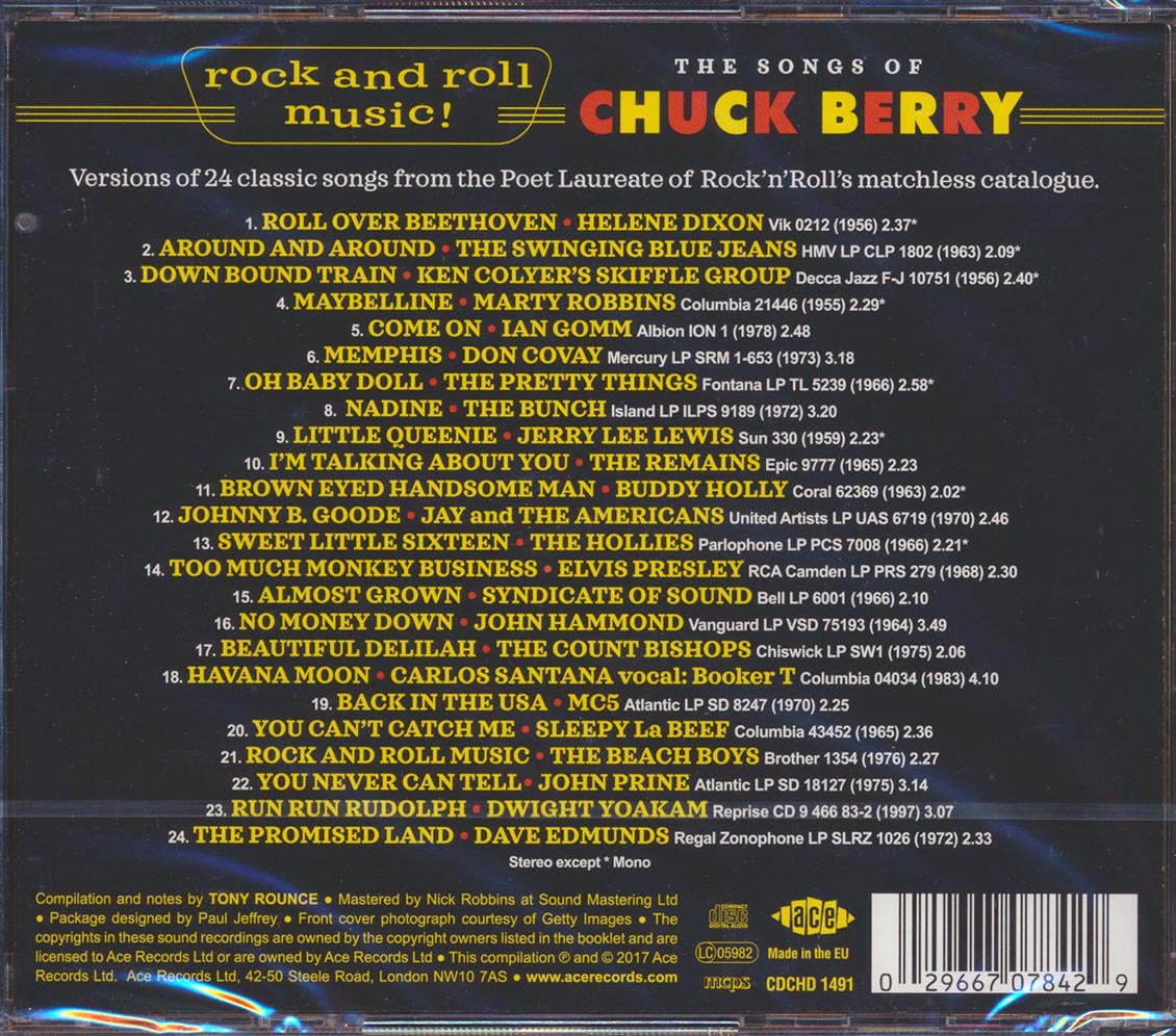Various - Rock And Roll Music: The Songs Of Chuck Berry (incl. large booklet) [New CD]