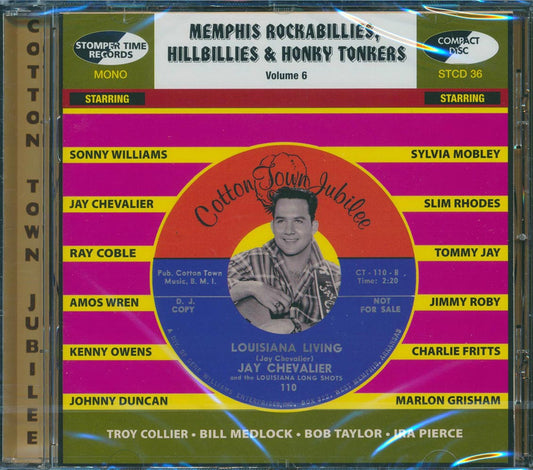 Various - Memphis Rockabillies, Hillbillies & Honky Tonkers Volume 6 (incl. large booklet) [New CD]