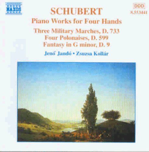 JenÅ‘ Jandó - Piano Works for 4 Hands / Three Military Marches Music CD