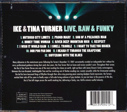 Ike & Tina Turner - Live, Raw & Funky [New CD]