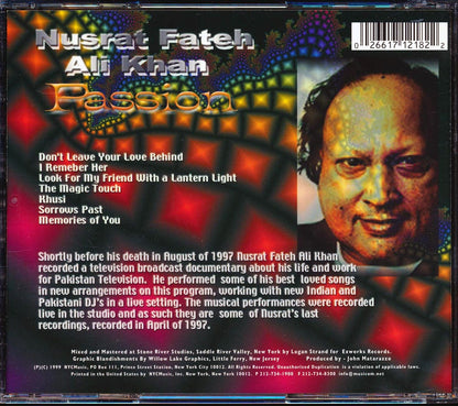 Nusrat Fateh Ali Khan - Passion [New CD]