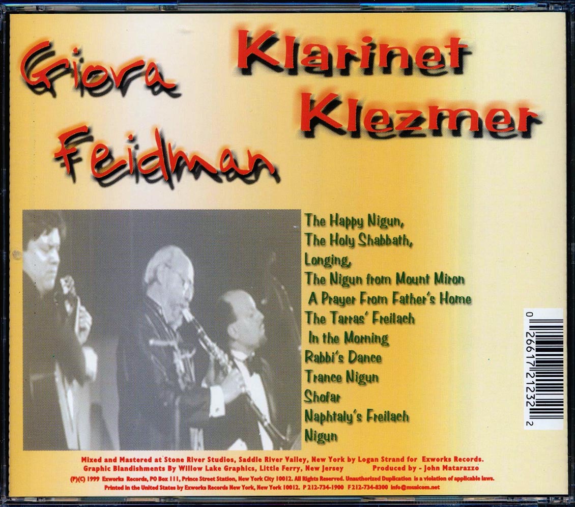 Giora Feidman - Klarinet Klezmer [New CD]