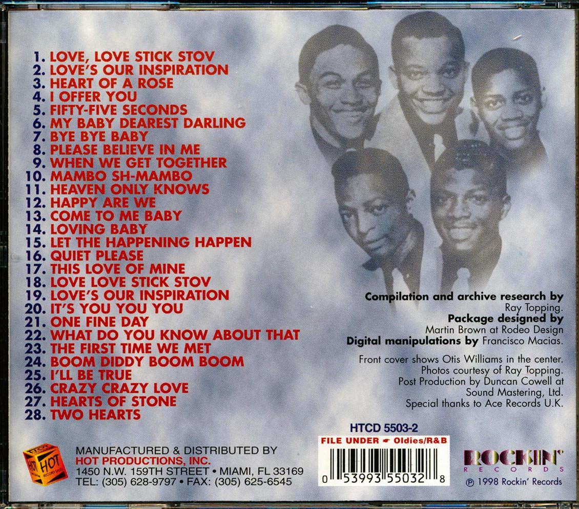 Otis Williams & The Charms - Rockin': The Original Rockin' And Chart Masters [New CD]