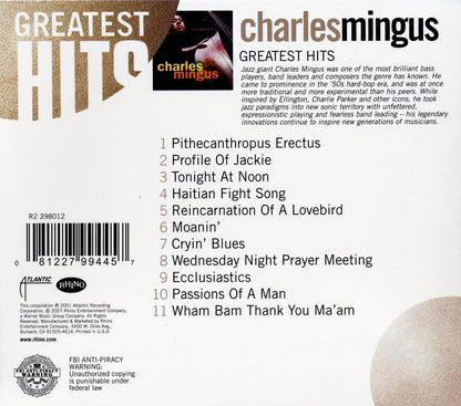 Charles Mingus - The Very Best Of Charles Mingus [New CD]