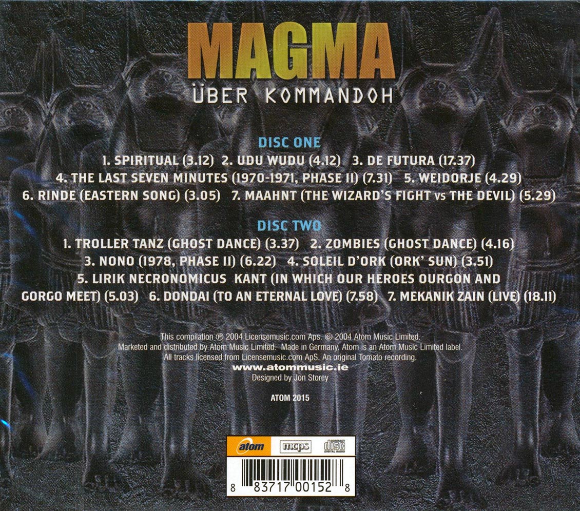 Magma - Uber Kommondoh (2xCD) [New CD]