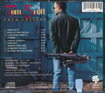 Tom Scott - Them Changes [New CD]