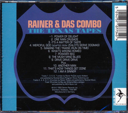 Rainer And Das Combo - The Texas Tapes [New CD]