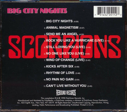 Scorpions - Big City Nights [New CD]