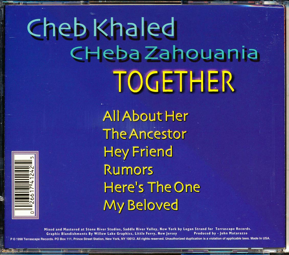 Cheb Khaled & Cheba Zahouania - Together [New CD]