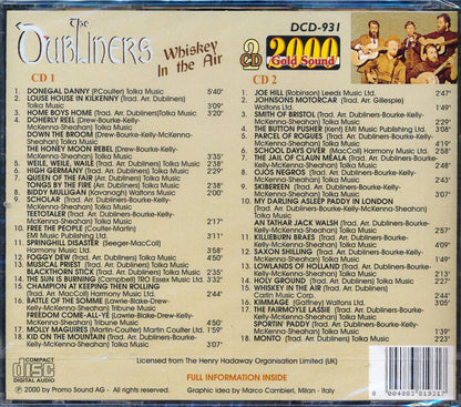 The Dubliners - Whiskey In The Air (36 tracks) (2xCD) [New CD]