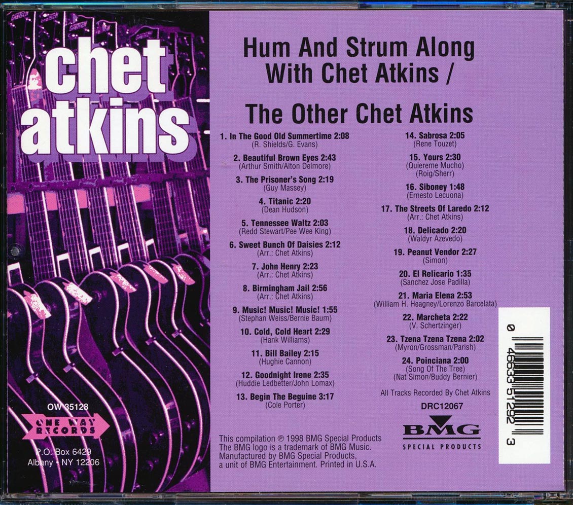 Chet Atkins - Hum And Strum Along With Chet Atkins / The Other Chet Atkins [New CD]