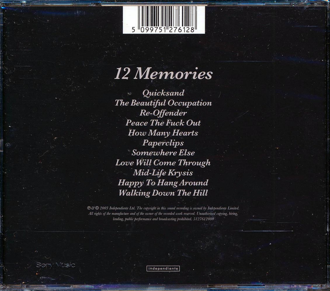 Travis - 12 Memories [New CD]