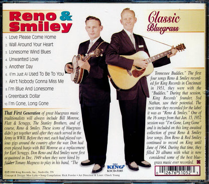 Don Reno & Red Smiley - Classic Bluegrass [New CD]