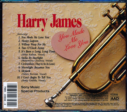 Harry James - You Made Me Love You [New CD]