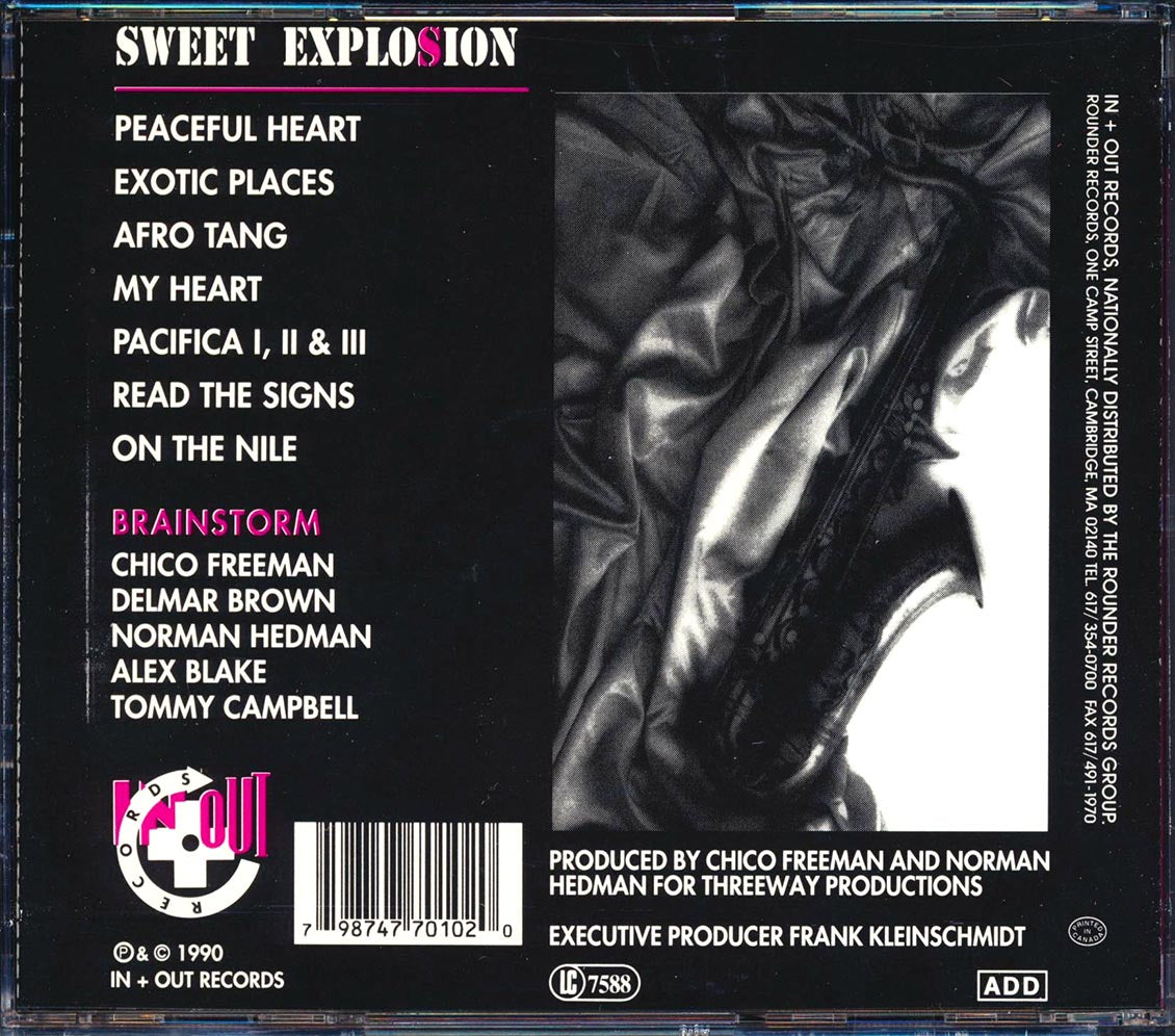 Chico Freeman, Brainstorm - Sweet Explosion [New CD]