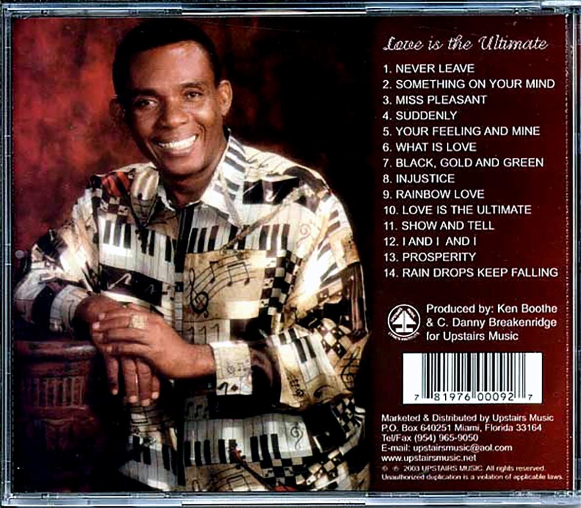 Ken Boothe - Love Is The Ultimate [New CD]