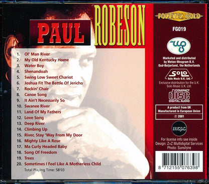 Paul Robeson - Paul Robeson [New CD]