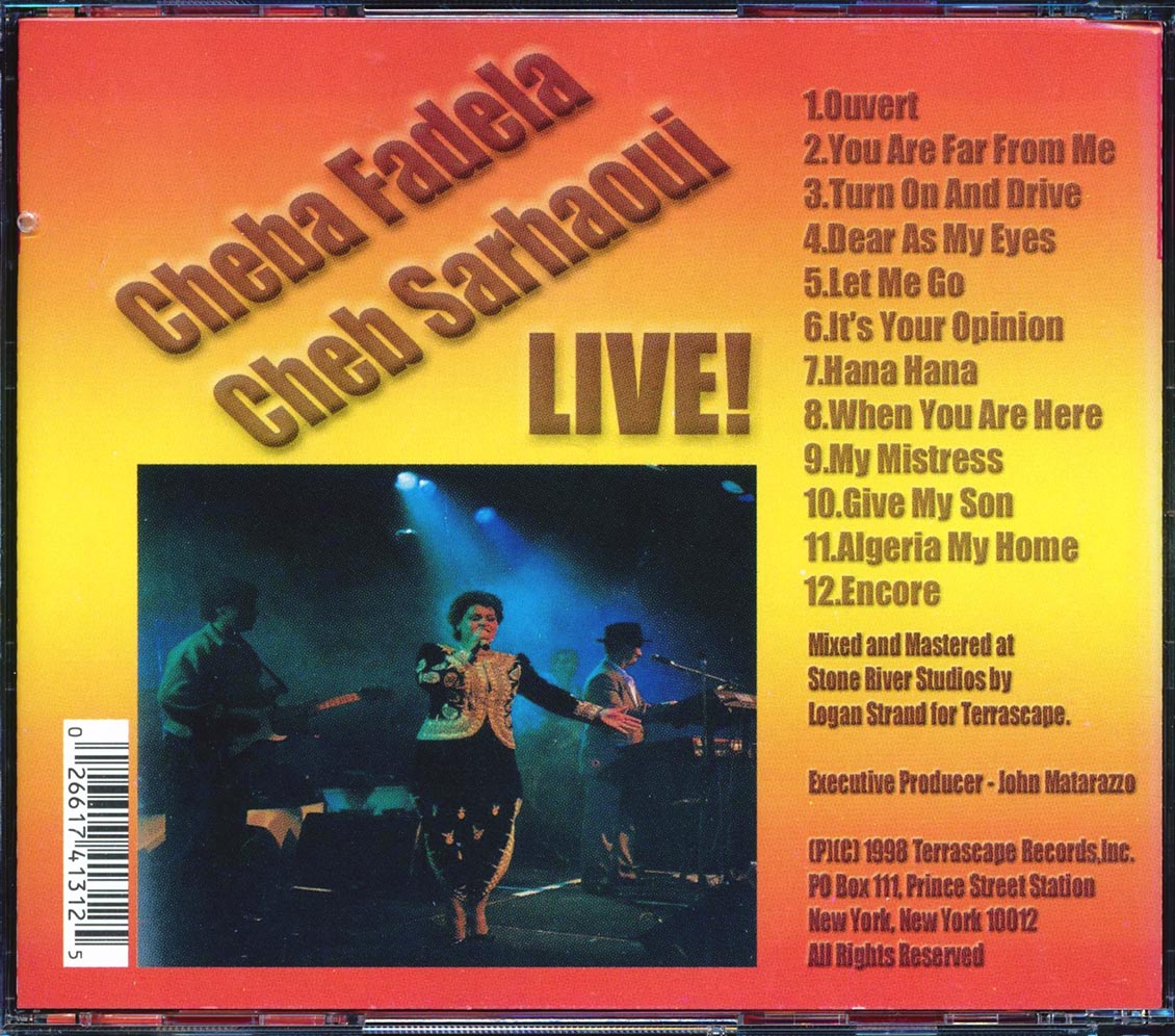 Cheba Fadela - Live! [New CD]
