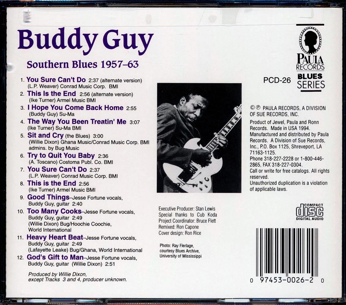 Buddy Guy - Southern Blues 1957-63 [New CD]