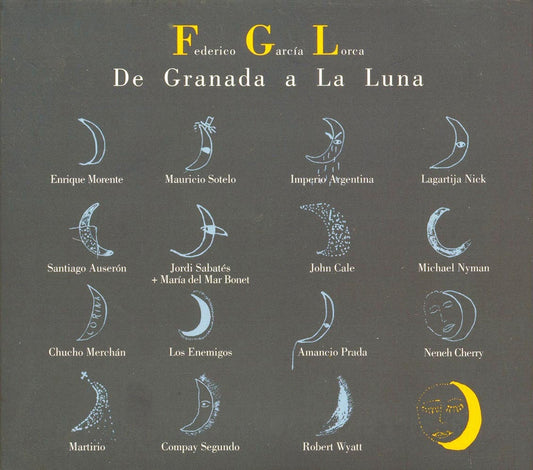 John Cale, Santiago Auseron, Enrique Morente, Amancio Prada, Etc. - Federico Garcia Lorca: De Granada A La Luna (20 tracks) (2xCD) (incl. large booklet) (deluxe 3-fold digipak) [New CD]