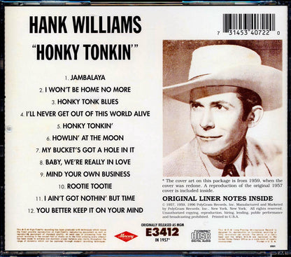 Hank Williams - Honky Tonkin' [New CD]