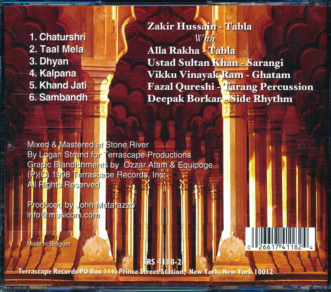 Zakir Hussain - Sambandh [New CD]