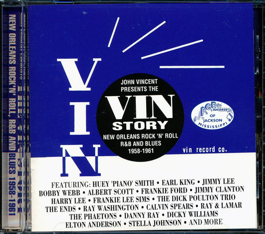 Earl King, Huey Piano Smith, Albert Scott, Jimmy Lee, Bobby Webb, Etc. - The VIN Story: New Orleans Rock 'n' Roll, R&B And Blues 1958-1961 [New CD]