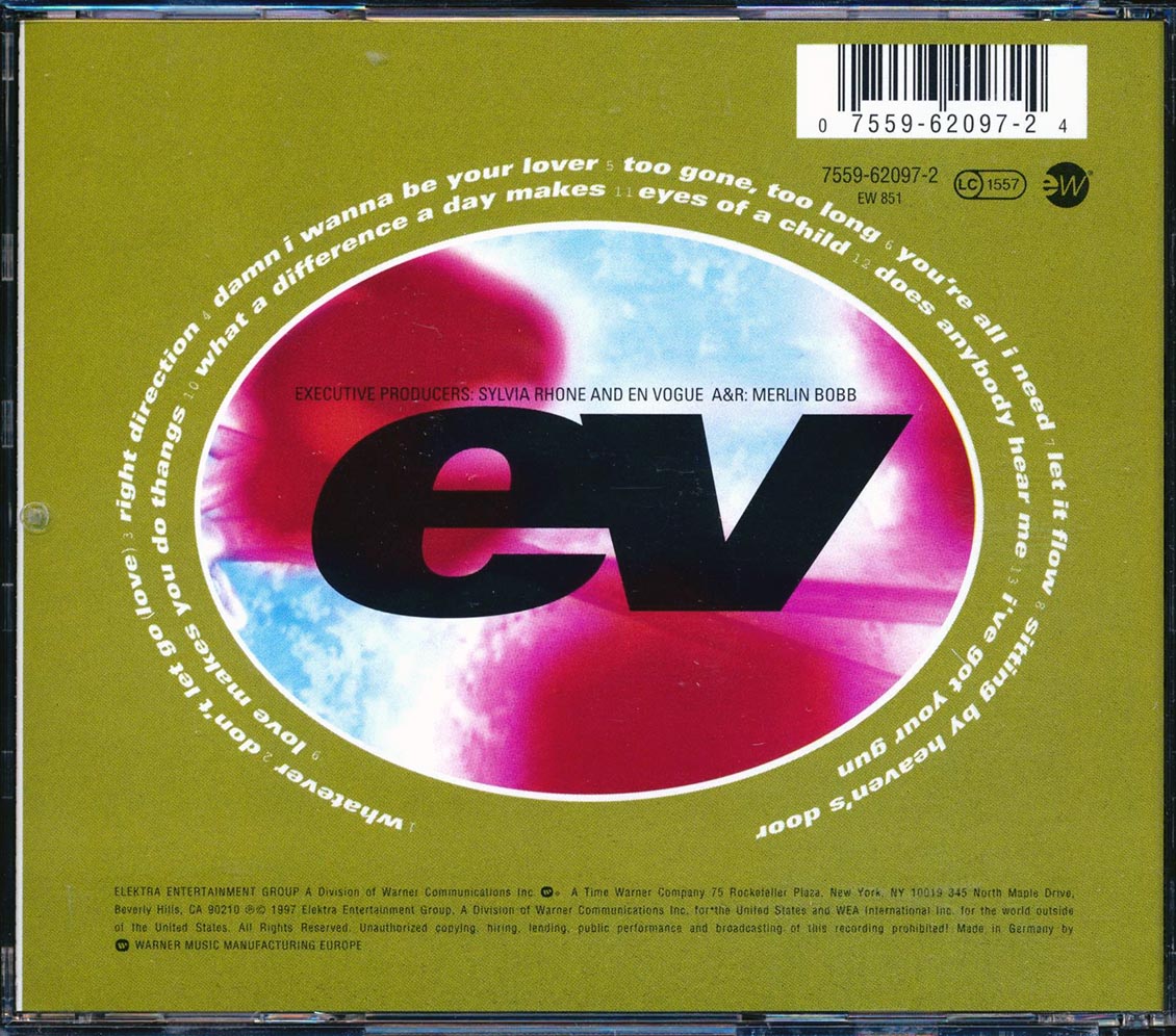 En Vogue - EV3 (incl. large booklet) [New CD]