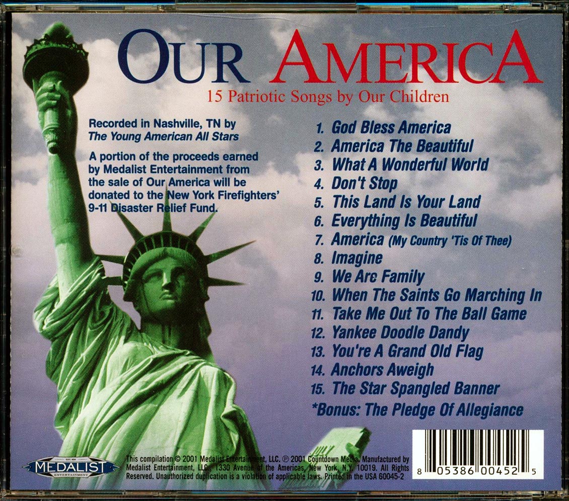 Young American All Stars - Our America: 15 Patriotic Songs By Our Children [New CD]