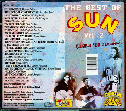 Carl Perkins, Jerry Lee Lewis, Johnny Cash, Etc. - The Best Of Sun Volume 2 (incl. large booklet) [New CD]
