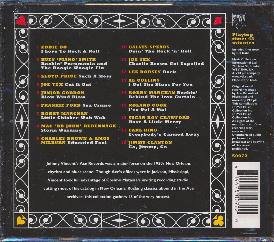 Earl King, Eddie Bo, Huey Piano Smith, Joe Tex, Etc. - Kings Of New Orleans Rock 'n' Roll: 18 Classics From The Vaults Of Ace Records [New CD]