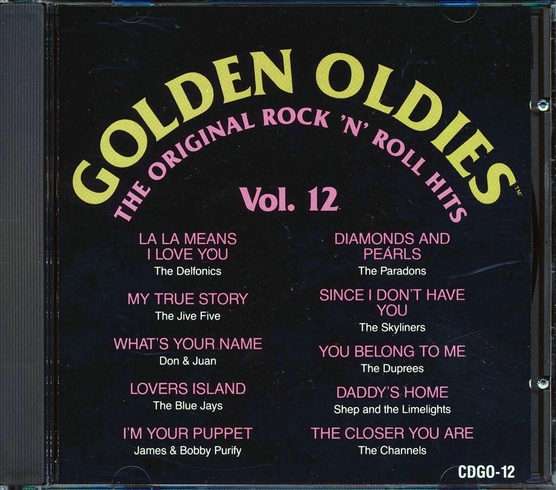 Don & Juan, The Delfonics, The Blue Jays, The Duprees, Shep & The Limelights, Etc. - Golden Oldies Volume 12: The Original Rock 'n' Roll Hits [New] [New CD]