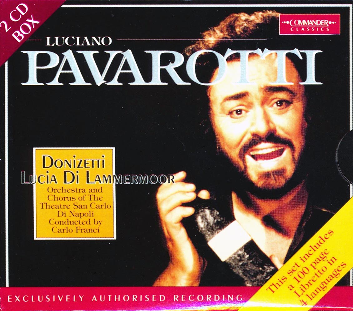 Luciano Pavarotti - Donizetti Lucia Di Lammermoor (2xCD) (box set) (incl. large booklet) [New CD]