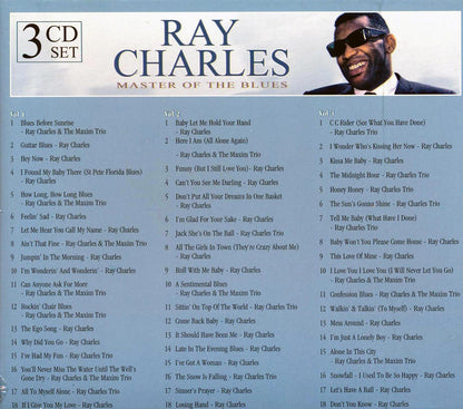 Ray Charles - Master Of The Blues (54 tracks) (3xCD) [New CD]