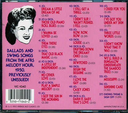 Jo Stafford, Dick Haymes - Drifting And Dreaming With Jo Stafford [New CD]