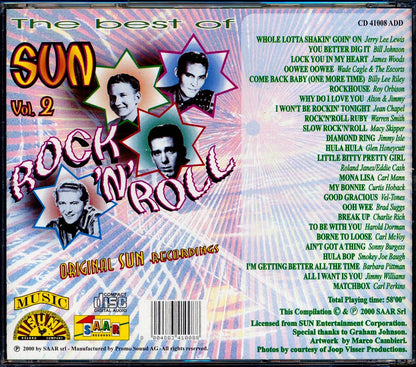 Roy Orbison, Charlie Rich, Smokey Joe Baugh, Wade Cagle & The Escorts, Etc. - The Best Of Sun Rock 'n' Roll Volume 2 [New CD]